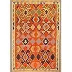 One Of The Kind Ardabil Persian Kilim 8'6" x 5'10"